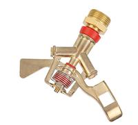 Naroote Buse d'arrosage à Culbuteur G3/4 Pouces, Tête de Pulvérisation en Alliage de Zinc, Buse d'arrosage en Acier Inoxydable avec Ressort, Idéale pour l'arrosage du Jardin (1PCS)