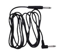 Naroote Câble Audio en Nylon et Métal de qualité Supérieure, 5 Mètres, 16,4 Pieds de Longueur, Cordon de Connexion de Guitare pour Haut-parleur, Matériau Fiable pour les Artistes, Noir