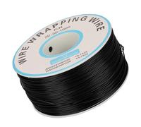 Naroote Câble en Cuivre avec une Excellente Résistance à L'oxydation pour les Tests électroniques, 1 Rouleau de Fil Enveloppant un Seul Brin de Fil de Cuivre 30 AWG, Câble de 0,25 Mm de Diamètre