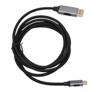 Naroote Câble USB Type C vers DisplayPort 1.4 Premium 8K 60hz pour Ordinateurs Portables et Téléphones Portables 5,9 Pieds en Aluminium tissé