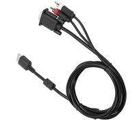 Naroote Câble VGA Haute Définition avec Conversion pour Dreamcast DC, Durable et Résistant à L'usure, Prend en Charge les Téléviseurs CRT/LCD, Longueur de Câble de 1,8 M