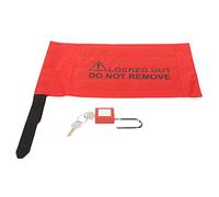 Naroote Cadenas de sécurité Cadenas de Verrouillage, Taille D'anse 38mm | Corps en plastique technique, Sac de verrouillage étanche, Adapté aux conditions difficiles, Facile à étiqueter et à utiliser