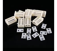 Naroote Cage à Abeilles en Plastique 10 Pièces, Cage de Style Boîte d'allumettes, à Abeilles Réglable avec Trous Extensibles pour l'apiculture et la Suspension du Cadre