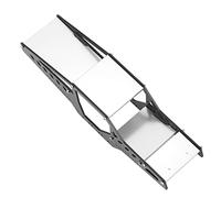 Naroote Cage de Carrosserie à Cadre en Aluminium CNC pour Voiture RC, Conception Améliorée pour Les Modèles SCX24 1/24 (Silver)