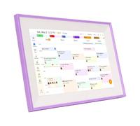 Naroote Calendrier Numérique Intelligent, Planificateur Mural à écran Tactile IPS 10,1 Pouces, Cadre Photo avec Synchronisation WiFi, Vues Jour Semaine Mois, Organisateur de Tâches Repas