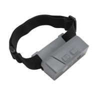 Naroote Caméra de Phare, Caméra de Phare LED 1800 MAh Microphone intégré avec Bandeau élastique pour le Sport de Plein Air (GRAY)