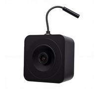 Naroote Caméra de Sécurité pour Fenêtre, Caméra d'Intérieur Magnétique 3 MP 2,4 GHz et 5 GHz avec Affichage de l'Heure & Détection Humaine par IA pour Camping-Cars, Magasins (Black)