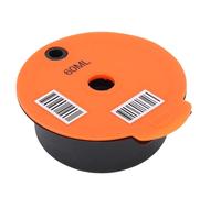 Naroote Capsule de café Rechargeable, Dosette Filtrante à café Réutilisable avec Cuillère et Brosse pour Machine à Compatible, Lavable au Lave-vaisselle (60ML)