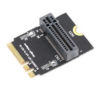 Naroote Carte Adaptateur SSD NVME, Convertisseur Compact et Durable pour Installation Verticale M.2 Key A-E pour SSD de Type 2280, Comprend Un Cadre de Support en Plastique et des Vis