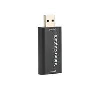 Naroote Carte D'acquisition Vidéo HD 4K, Boîtier D'enregistrement Compact et Portable pour Streaming et Accessoires de Jeu