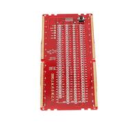 Naroote Carte de Testeur de Créneaux de Mémoire DDR5 RAM, PCB Portable PCB Portable de la Carte de sous-traitants avec LED pour PC Mère (Rouge)