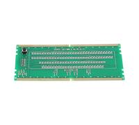 Naroote Carte de Testeur de Créneaux de Mémoire DDR5 RAM, PCB Portable PCB Portable de la Carte de sous-traitants avec LED pour PC Mère (Green)