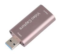 Naroote Carte de Vidéo 1080P 60Hz HD USB Carte de pour Le Streaming en Direct éducation Jeu en Alliage D'aluminium