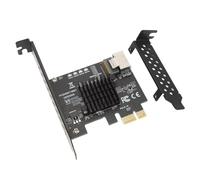Naroote Carte D'extension PCIe vers 3.0, Transmission Haute Vitesse 6Gbps pour Châssis de Bureau, Circuit imprimé, 1 unité