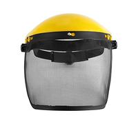 Naroote Casque de sécurité en Maille avec Visière Intégrale pour la Protection des Bûches et des Débroussailleuses pour les Travailleurs Forestiers, Chapeau avec Bandeau Réglable pour Plus de