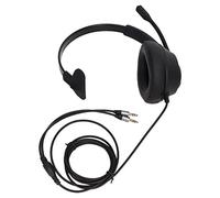 Naroote Casque Téléphonique 3,5 Mm avec Micro Flexible, Oreillette | Suppression du bruit, conception ultra légère, coussinets d\'oreille souples, compatible avec les PC