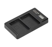 Naroote Chargeur de Batterie d'appareil Photo Portable, Double Chargeur de Batterie USB, Stations de Chargement avec écran LCD avec Charge Rapide, Idéal pour d'appareil Photo BL S5