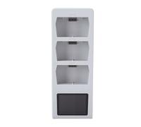 Naroote Chargeur de Batterie Parallèle LCD, Hub de Charge Rapide, Chargeur de Batterie de Drone avec 3 Emplacements USB C et écran d'affichage, Prend en Charge PD 65 W, en Temps Réel de la Tension