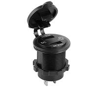 Naroote Chargeur de Voiture Double USB 5V 3A, Adaptateur de Prise Allume-cigare étanche pour Intérieur de Voiture, PC Noir 2,1x1,5 Pouces pour Conducteurs (BLUE)