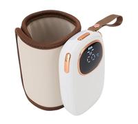 Naroote Chauffe-Biberon, Chauffe-Lait Portable Rechargeable Par USB avec Fonction Thermostat, Puissance de 18 W, Chauffage Rapide, Conception Enveloppante, pour les Voyages