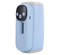 Naroote Chauffe-biberon Portable sans Fil, 11 Réglages de Température, Affichage Numérique, Chauffe-biberon avec Veilleuse pour Bouteilles de 2,56 à 3,15 Pouces (BLUE)