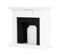 Naroote Cheminée Miniature en Bois pour Maison de Poupée 1:12, Meubles Durables pour Décoration de Maison de Poupée, Jouets, Excellent Cadeau pour Les Enfants, Les Amis et la Décoration de la,