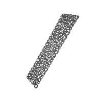 Naroote Chemins de Table, Chemin de Table Rectangulaire en Feutre Creux, Napperons de Nappe de Cuisine de Salle à Manger pour la Cuisine à Domicile (Gris foncé)