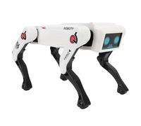 Naroote Chien Robot Intelligent, Robot Animal Programmable avec Effets Lumineux Musicaux et Fonction de Reconnaissance Vocale, Jouets Interactifs pour Enfants de Plus de 6 Ans