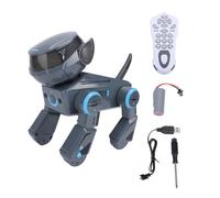 Naroote Chien Télécommandé, Chiot Robotique Capable de Faire Le Poirier et des Pompes, Fonctionnement sans Fil, Animaux électroniques élégants, Jouets éducatifs pour Garçons