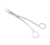 Naroote Ciseaux pour Plantes Aquatiques, Outils de Coupe Efficaces en Acier Inoxydable pour L'entretien des Aquariums avec Couvercle de Protection pour les Amateurs de Plantes Aquatiques (coupe vague)
