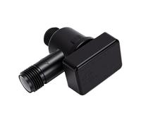 Naroote Clapet Anti-retour de Chasse D'eau Noir, Structure Intégrée, Empêche le Reflux des Eaux Usées pour Camping-cars, Caravanes de Voyage, 1 unité