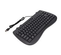 Naroote Clavier filé 95 Touches, Design Ultra Fin et Silencieux, pour | Taille compacte, Plug and Play facile, Compatible avec les ordinateurs de bureau, Disposition en anglais et en arabe
