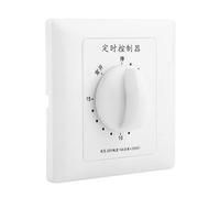 Naroote Compte à Rebours de Pompe à Eau Mécanique pour Contrôle Intérieur, Interrupteur Horaire Programmable pour Pompe à Eau, Ventilateur et Plus, fabriqué en Matériau de Haute qualité pour un