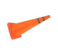 Naroote Cône de sécurité Télescopique Pliable avec Collier Réfléchissant pour le Stationnement sur Route - Cône de sécurité Routière pour la Pratique de la Conduite (70cm/27,6 pouces)