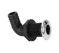 Naroote Connecteur Passe-coque, Raccord Passe-coque Facile à Installer pour Bateau (Tube à 90 degrés, hauteur: 96 mm / 3,8 pouces)