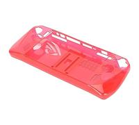 Naroote Console de Jeu étui Transparent Housse Transparente Antichoc avec Support pour ROG Ally Handheld 2023 2 Pack (Rouge transparent)
