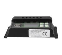 Naroote Contrôleur de Charge du Régulateur Solaire, écran LCD ABS Affichage PWM Contrôleur de Charge Solaire du Port USB pour la Maison (200A)