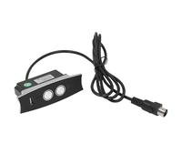 Naroote Contrôleur de Fauteuil Inclinable, Compatible avec Les Meubles électriques, Bouton 5 Broches |Remplacement Universel, Port de Chargement USB, Interrupteur de Commande Manuelle (Black)