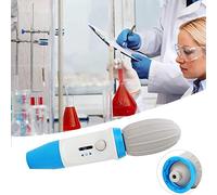 Naroote Contrôleur de Pipette Manuel, Pipettes manuelles à Volume Variable Contrôle de Pipetage Précis de 0,1 à 100 ML, Pompe D'aspiration à Bille pour Contrôleur de Pipette Manuelle Quantitative