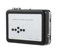 Naroote Convertisseur de Cassette en MP3, Lecteur de Musique à clé USB, Appareil Portable pour Ordinateur, Lecteur MP3 et Haut-Parleur Portable