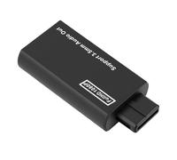 Naroote Convertisseur de Signal Vidéo pour Console de Jeu pour N64 SFC | Boîtier ABS, Plug and Play, Zéro Délai D'écran, Commutation 16:9 et 4:3, Adaptateur Multimédia HD, Compatible