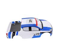 Naroote Coque de Voiture RC Légère Universelle pour Voiture 1/10 RC, Empattement de 26 Cm avec Un Savoir-Faire détaillé pour Les Amateurs de Course (Bleu Blanc)
