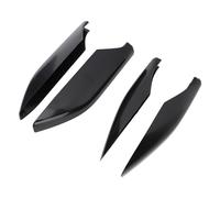 Naroote Coque d'extrémité de Rail de Toit, Longue Durée de Vie, Installation Facile, Capuchon de Galerie de Toit Résistant aux Chocs pour FJ120 (noir brillant)