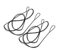 Naroote Corde d'arc Classique à 12 Brins, en Polyester Durable pour la Pratique du Tir à l'arc, Ensemble de 50 Pouces et 52 Pouces