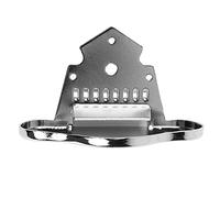 Naroote Cordier de Mandoline de Remplacement en Alliage de Zinc Durable chromé pour une tonalité et un Volume Améliorés avec 3 Vis pour une Installation Facile