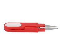 Naroote Coupe-fil en U Cross-stitch Ciseaux, Design Compact (rouge)