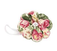 Naroote Coussin D'épingle de Poignet Pratique Mains Libres Haute sécurité Organiser les épingles à Coudre pour la Conception du Tissu Mère (Aiguille de Citrouille (Rose Pastorale))