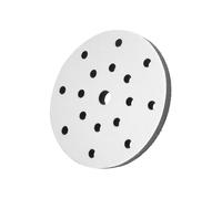 Naroote Coussin D'interface en éponge Souple pour Patins de Ponçage, Réduction des Vibrations, Installation Facile pour Polisseuse Pneumatique/électrique, Diamètre 150 Mm (6 pouces 17 trous)