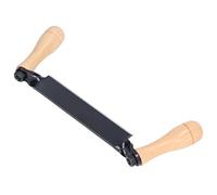 Naroote Couteau à Tirage Droit Manche en Bois en Acier au Tungstène Durable Outil de Travail du Bois pour Poteau de Clôture en Rondins, 1 X Couteau à Tirage Droit Scène applicable: Encadreurs de,