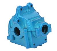 Naroote Couvercle de Boîte de Vitesses en Alliage D'aluminium Durable pour Modèle de Voiture 144001 RC, Bleu/Argent/Noir, Installation Facile, 1 X Couvercle Supérieur 1 X Inférieur pour Les Amateurs